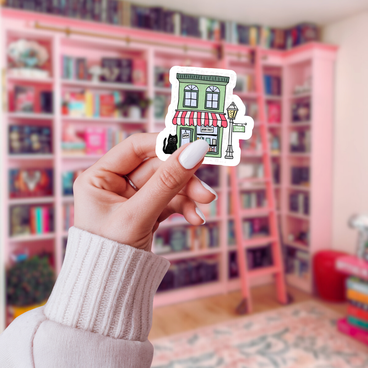 Cat Indie Bookstore - Sticker