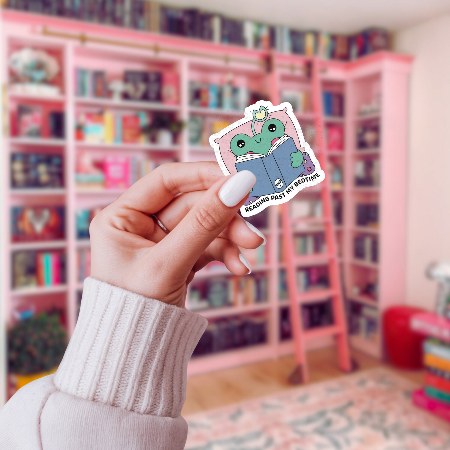 Reading Past My Bedtime - Sticker