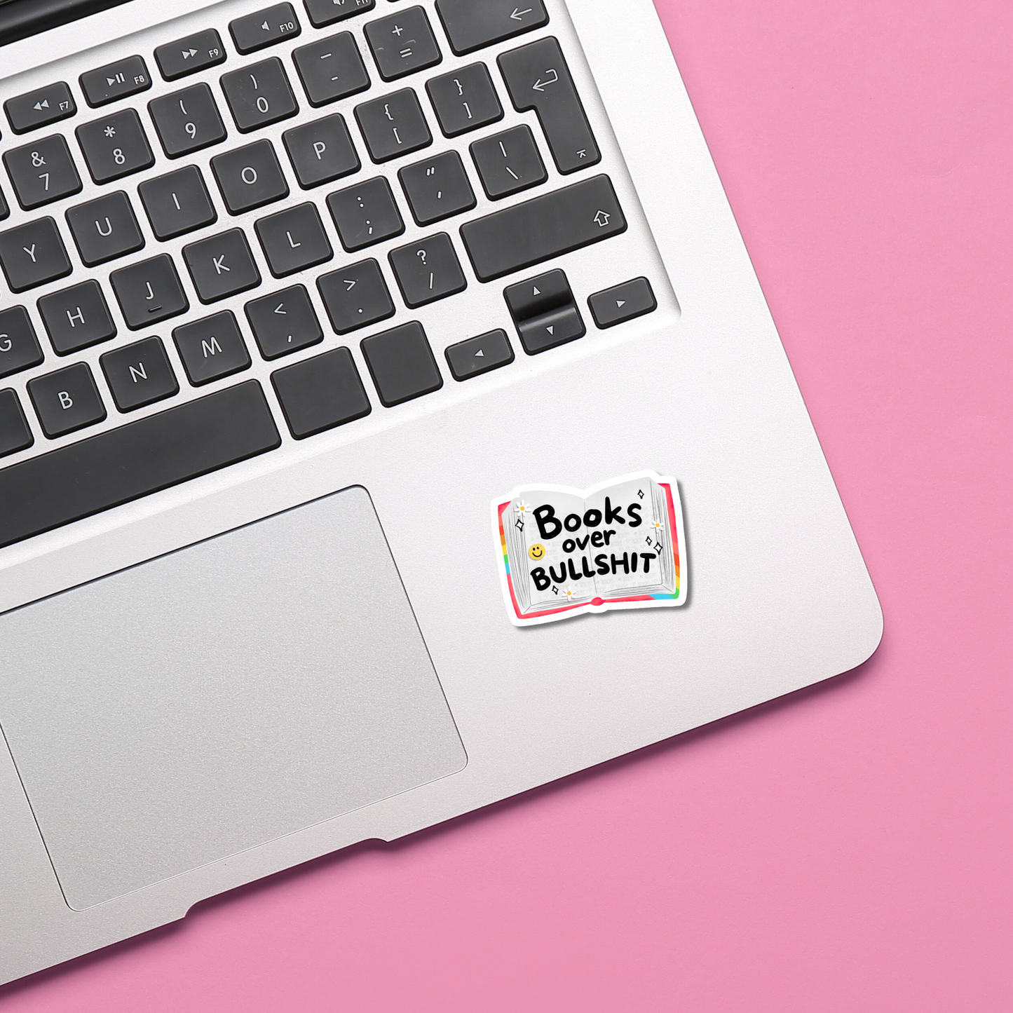 Books Over Bullshit - Bookish Sticker