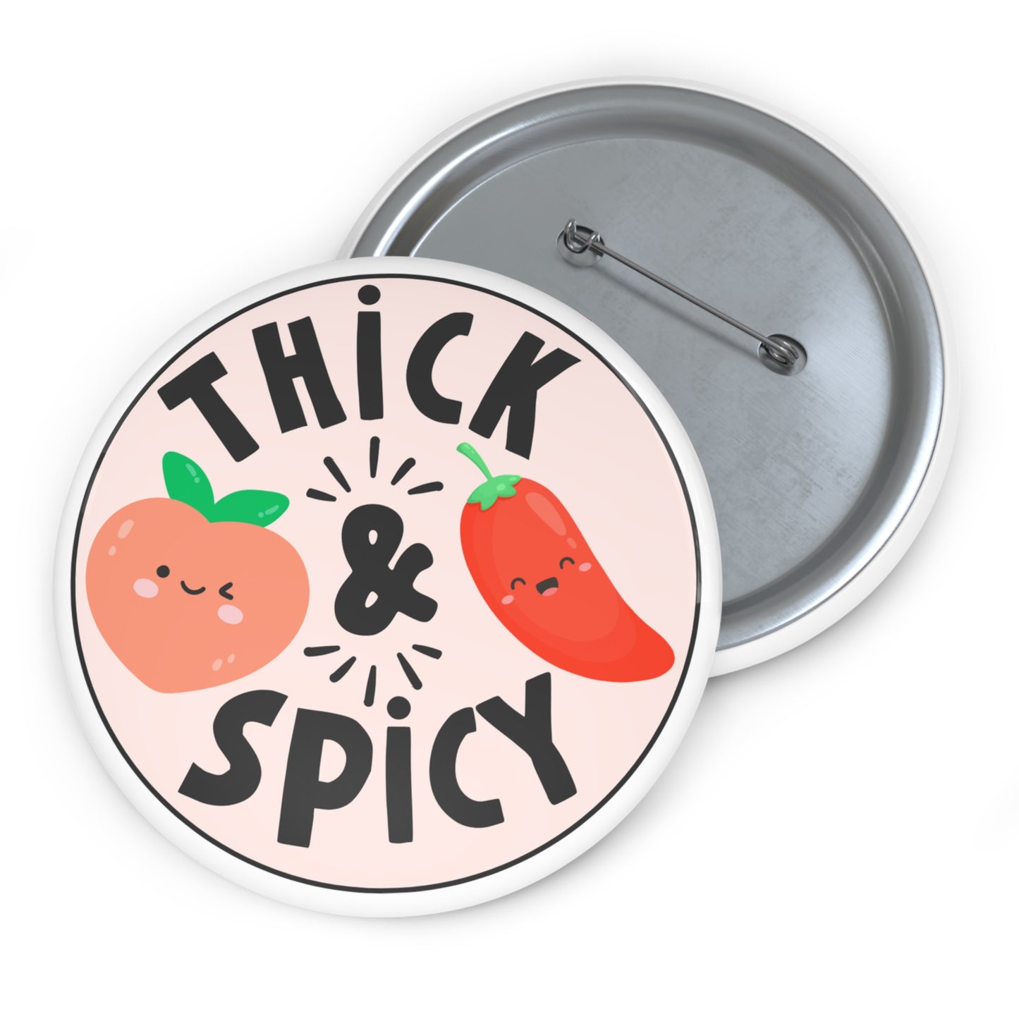 Thick & Spicy Logo Button