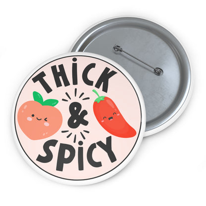 Thick & Spicy Logo Button