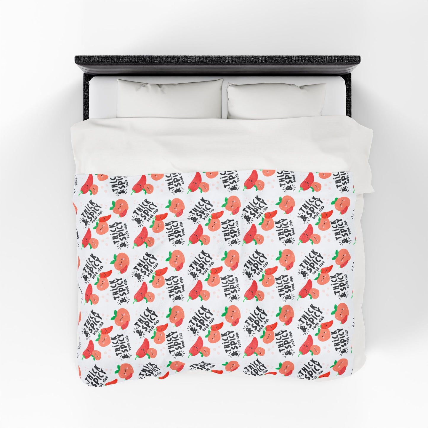 Thick & Spicy Logo Velveteen Plush Blanket