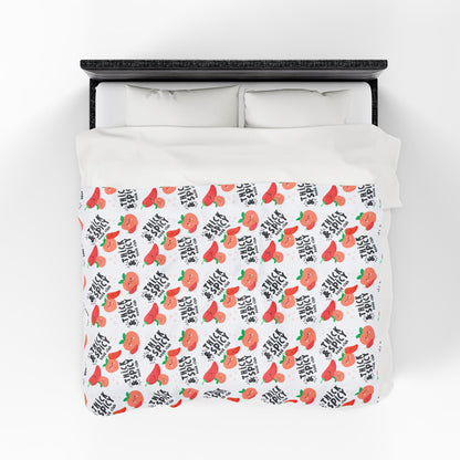 Thick & Spicy Logo Velveteen Plush Blanket