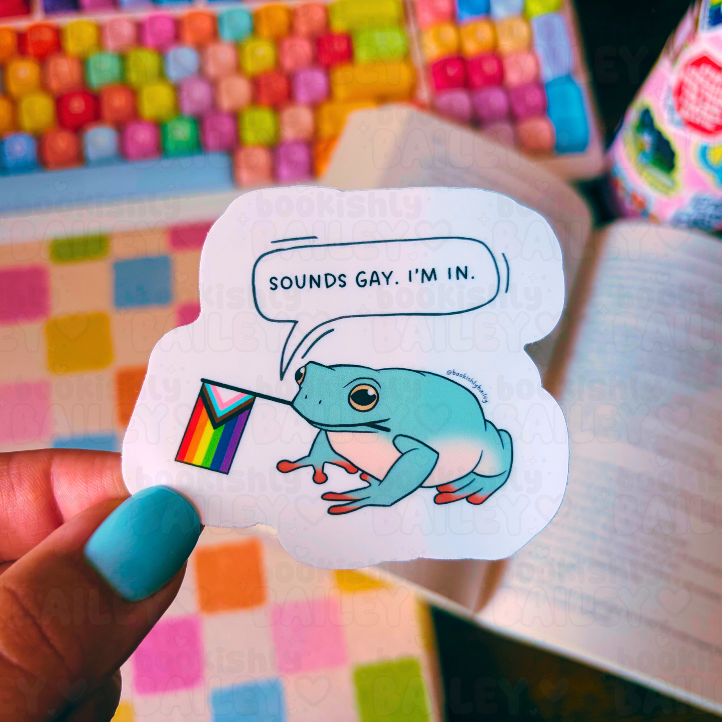 Sounds Gay I'm In Waterproof Vinyl Sticker