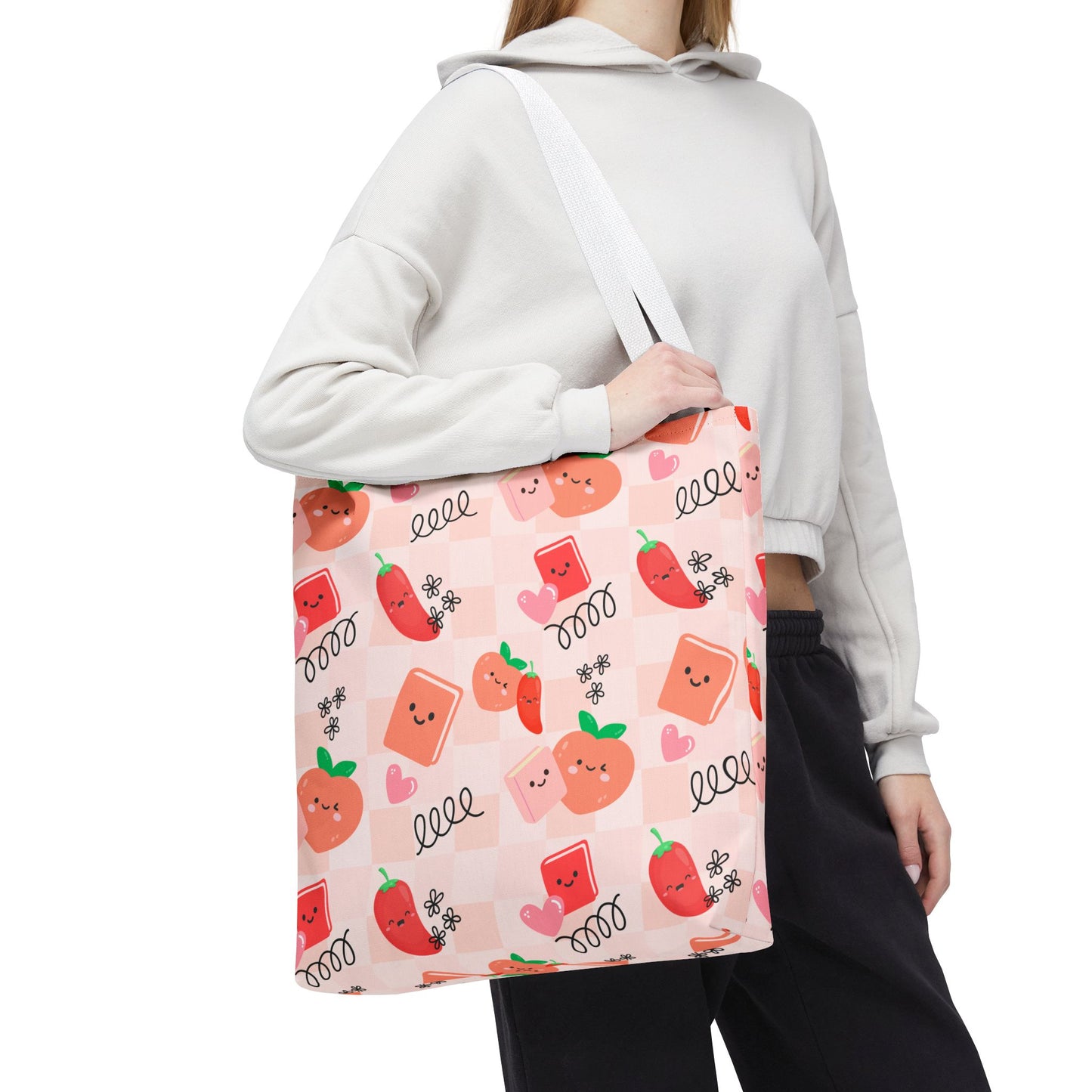 Peach & Pepper Tote Bag