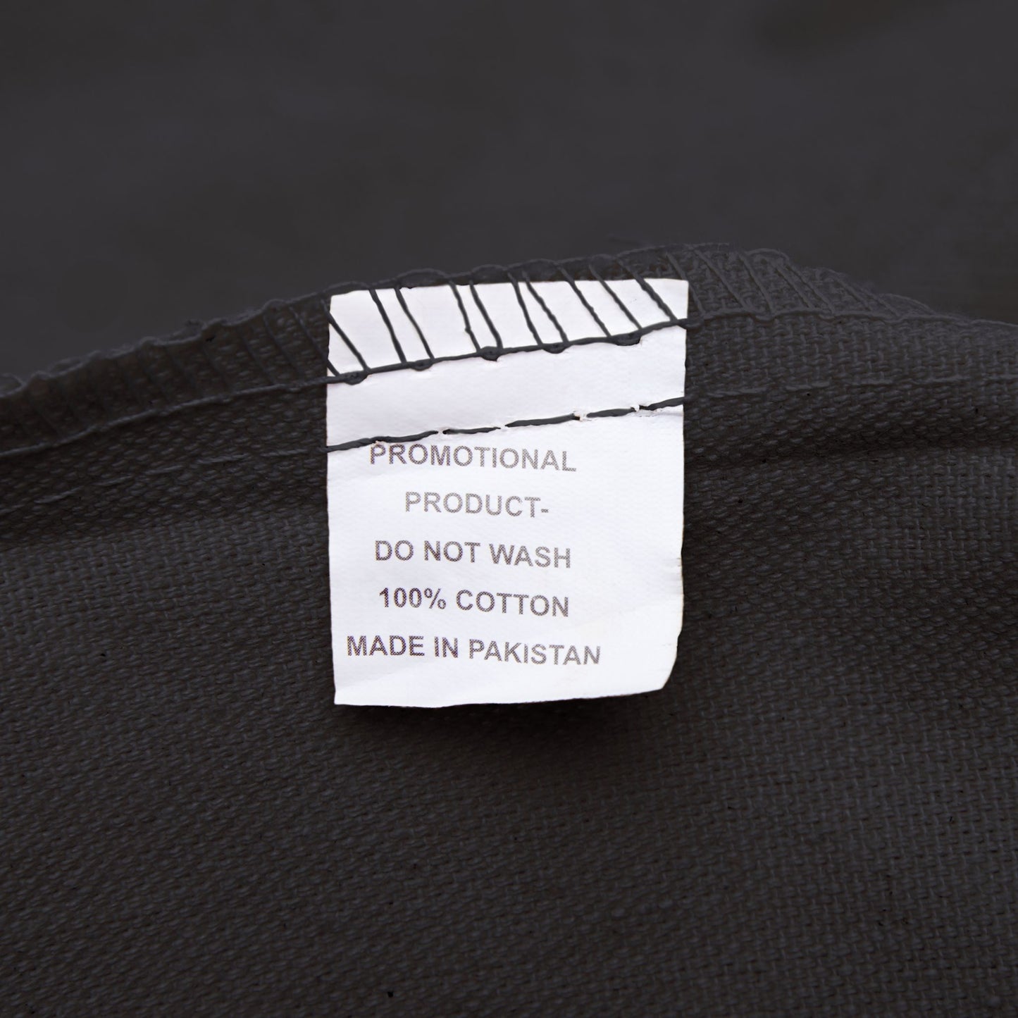 Thick & Spicy Logo Black Cotton Canvas Tote Bag