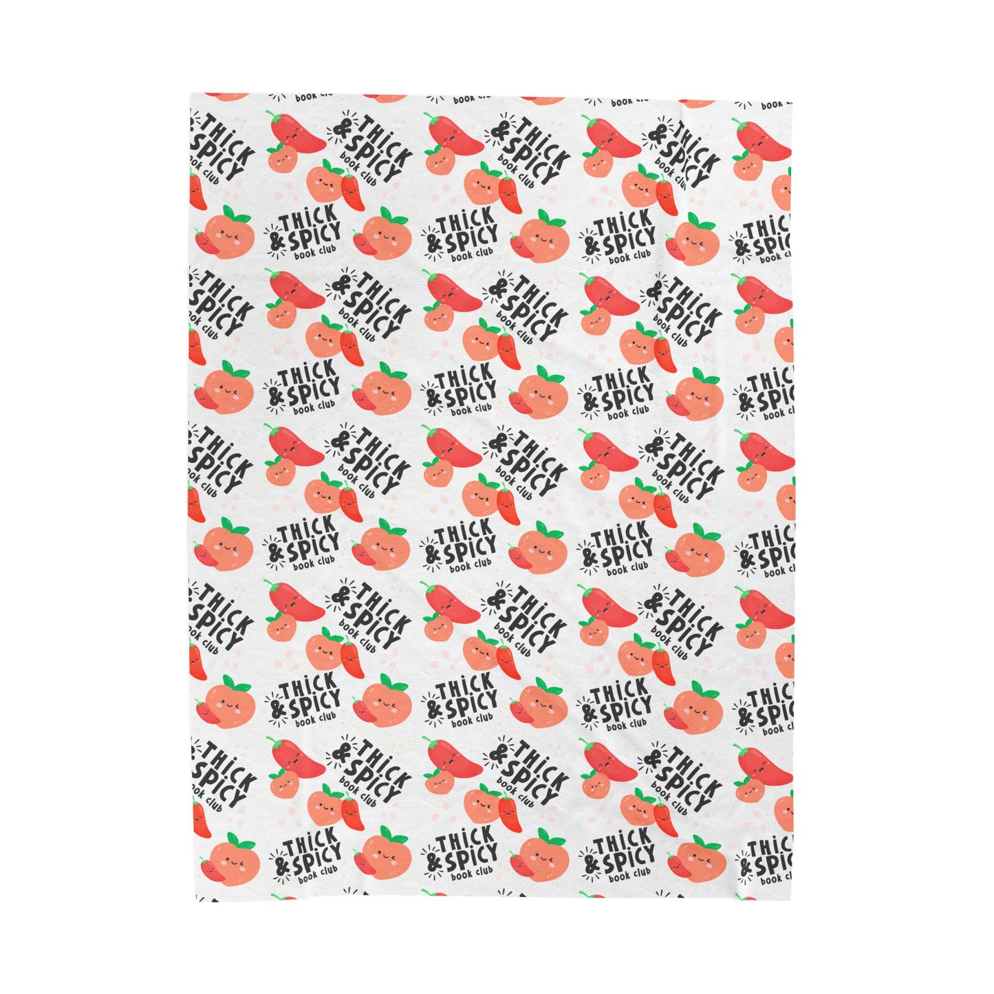Thick & Spicy Logo Velveteen Plush Blanket