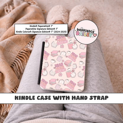 Read More Books Magnetic Kindle Case With Hand Strap