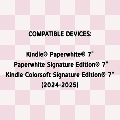 Booked & Busy Magnetic Kindle Case With Hand Strap