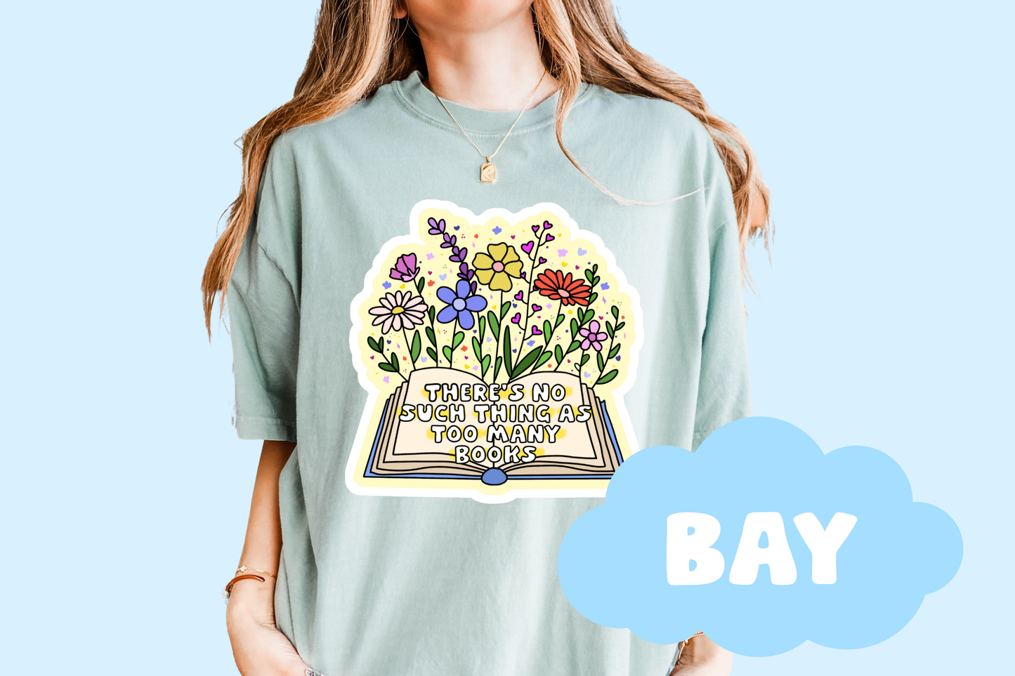 Too Many Books Unisex Comfort Colors, Bookish Tees, Reader Merch, Booktok, Trendy T-shirts, Book Lover Gifts