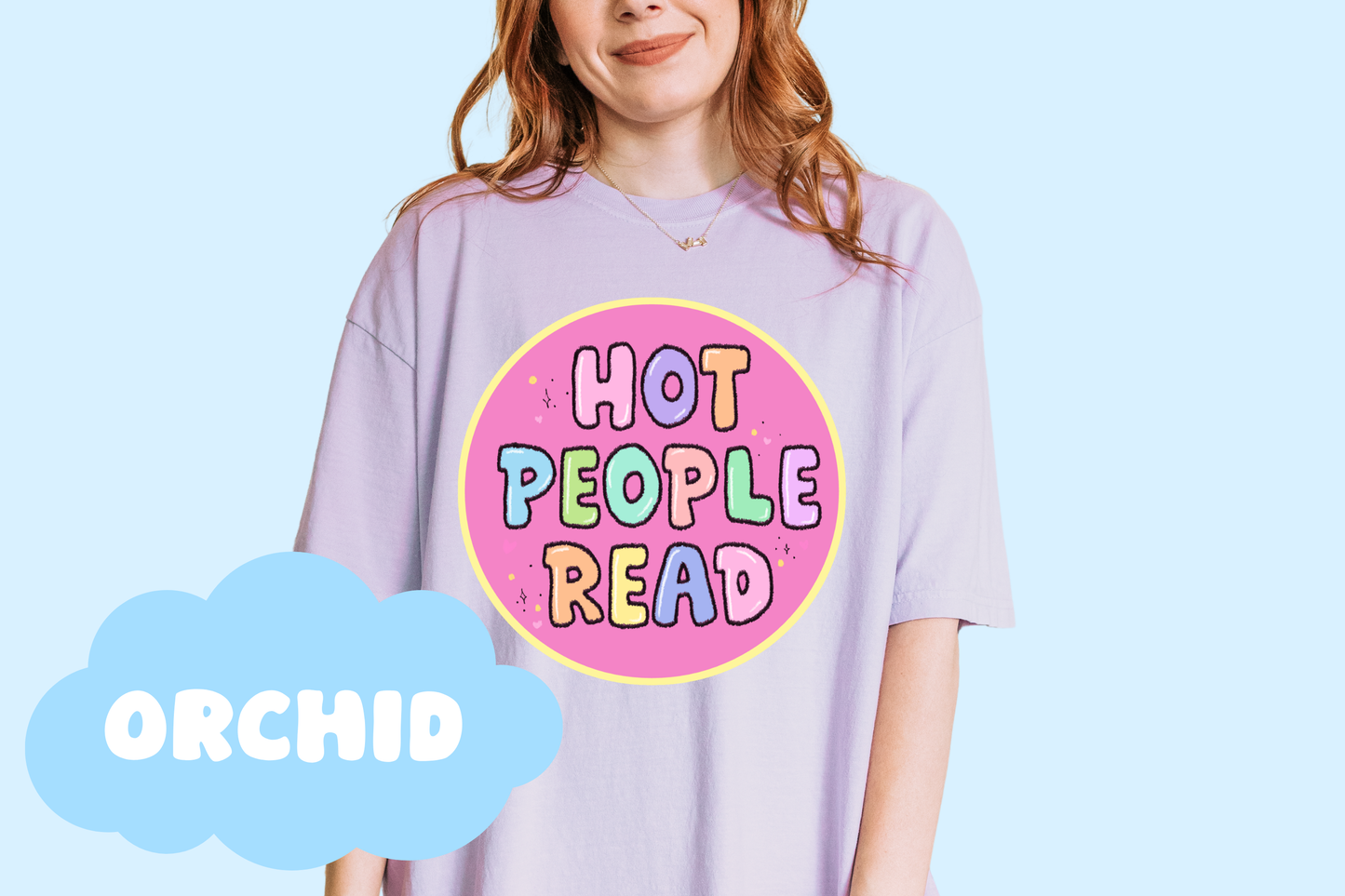 Hot People Read Unisex Comfort Colors, Bookish Tees, Reader Merch, Book Lover Gifts
