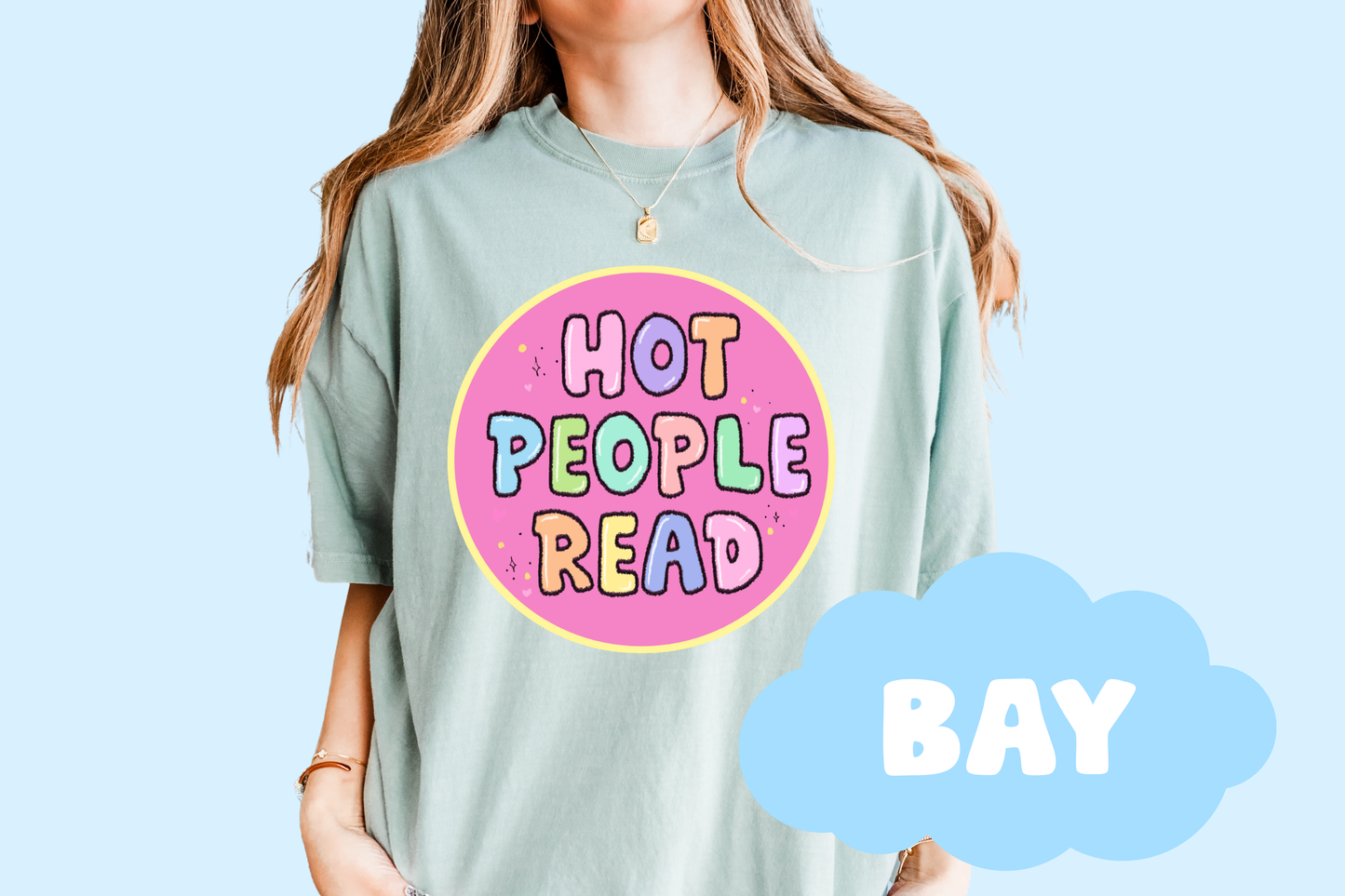 Hot People Read Unisex Comfort Colors, Bookish Tees, Reader Merch, Book Lover Gifts