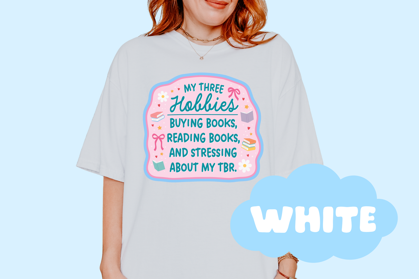 Book Hobbies Unisex Comfort Colors, Bookish Tees, Book Lover Gifts, Reader Merch