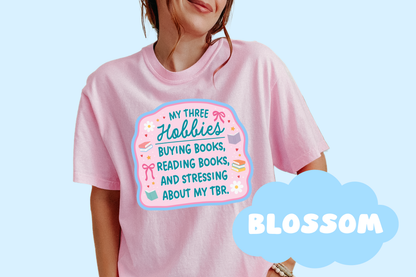 Book Hobbies Unisex Comfort Colors, Bookish Tees, Book Lover Gifts, Reader Merch