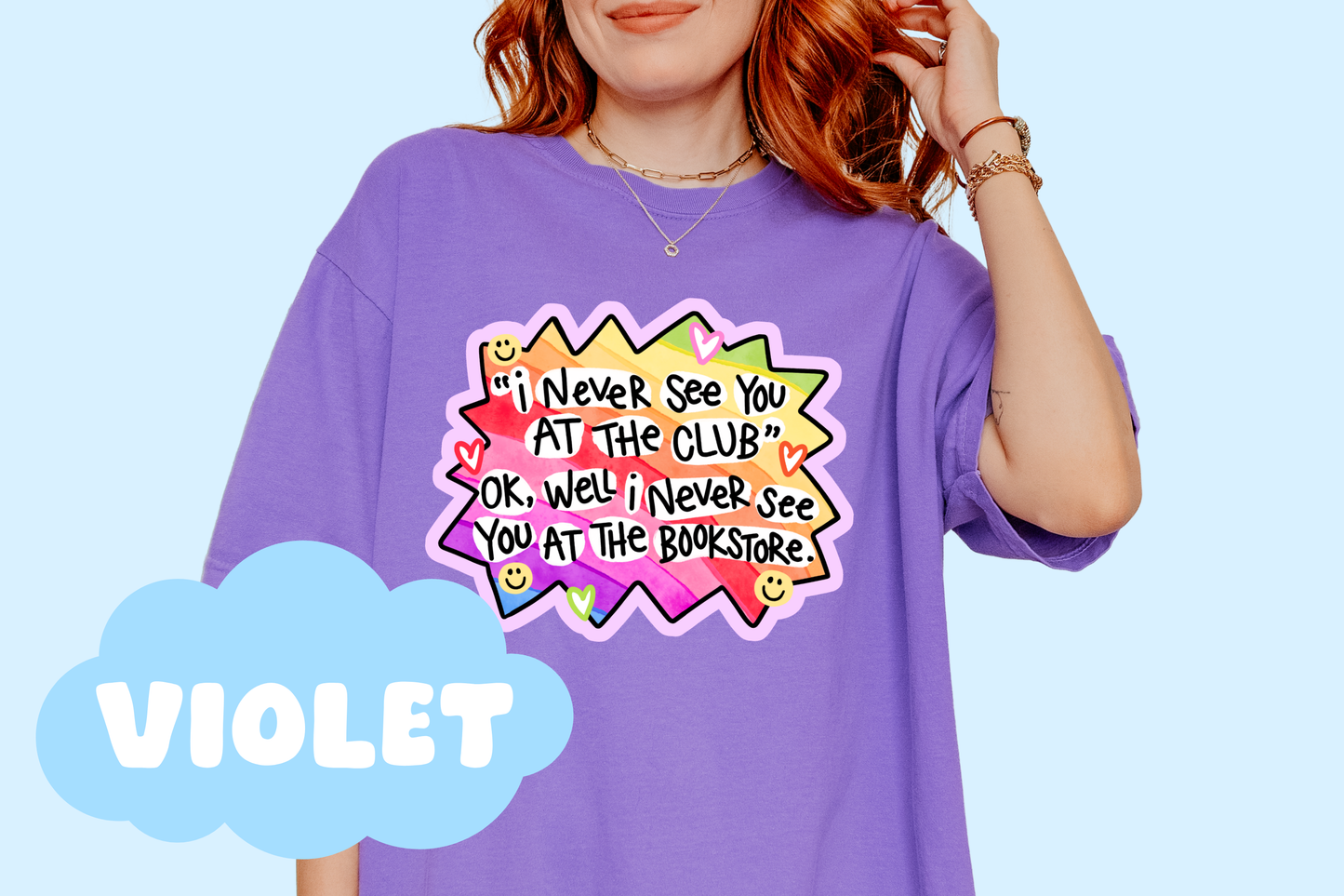 At The Bookstore Unisex Comfort Colors, Bookish Tees, Book Lover Gifts, Reader T-Shirts