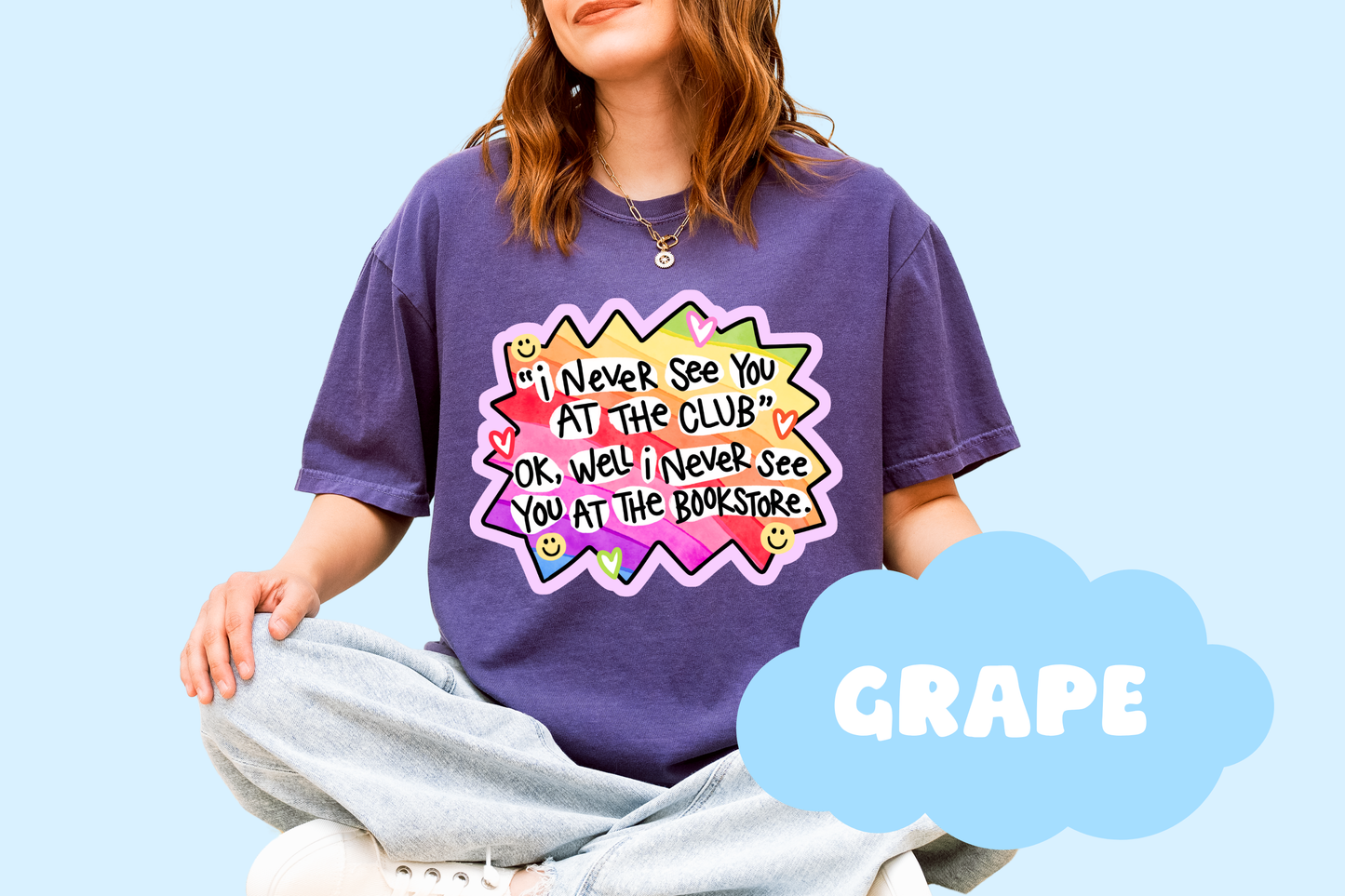 At The Bookstore Unisex Comfort Colors, Bookish Tees, Book Lover Gifts, Reader T-Shirts