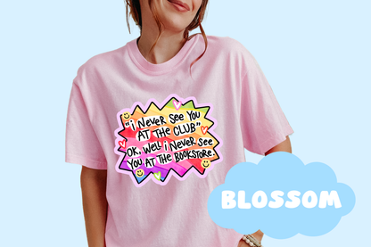 At The Bookstore Unisex Comfort Colors, Bookish Tees, Book Lover Gifts, Reader T-Shirts