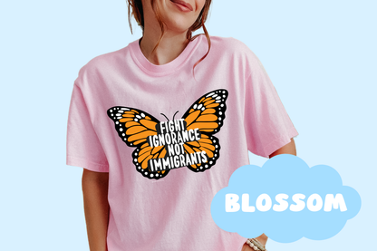 Fight Ignorance Not Immigrants Butterfly