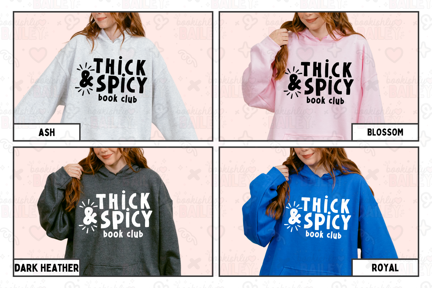 Thick & Spicy Logo Hoodie With Sleeve Icons