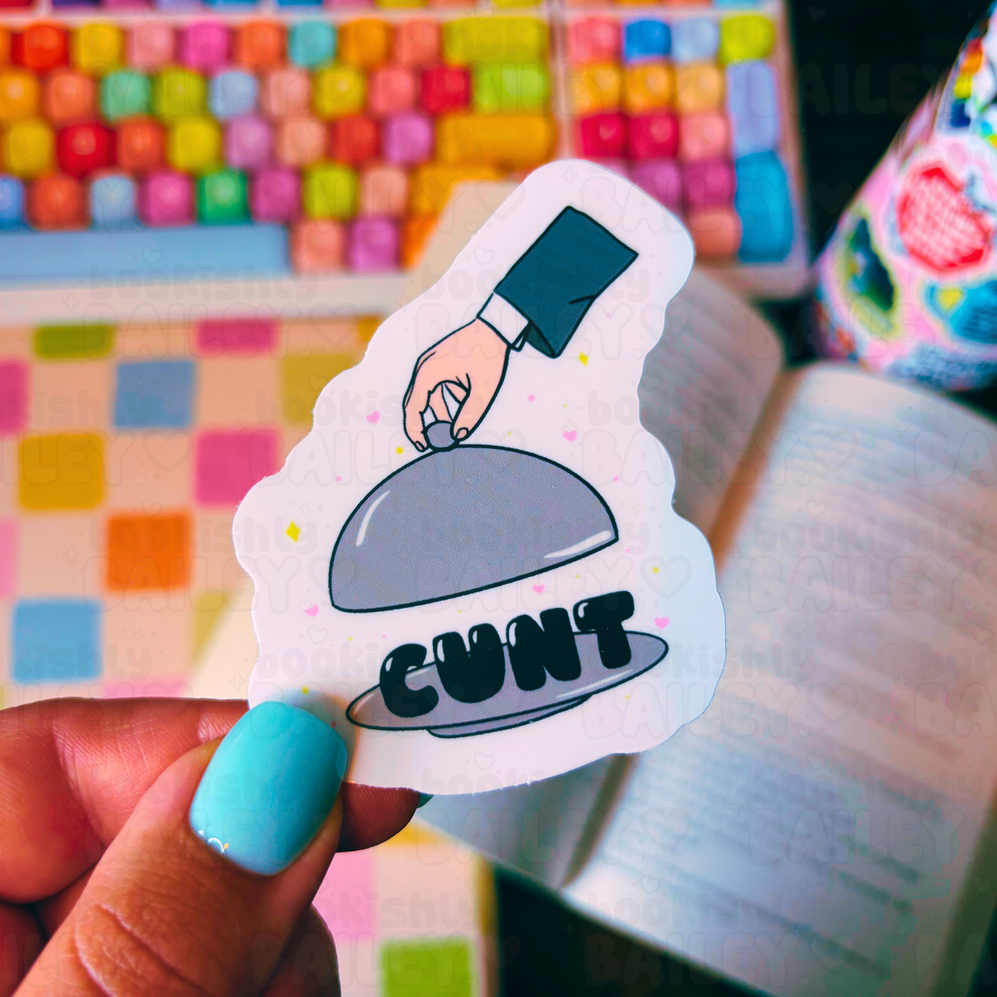 Serving Cunt Funny Waterproof Vinyl Sticker