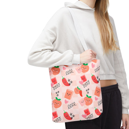 Peach & Pepper Tote Bag