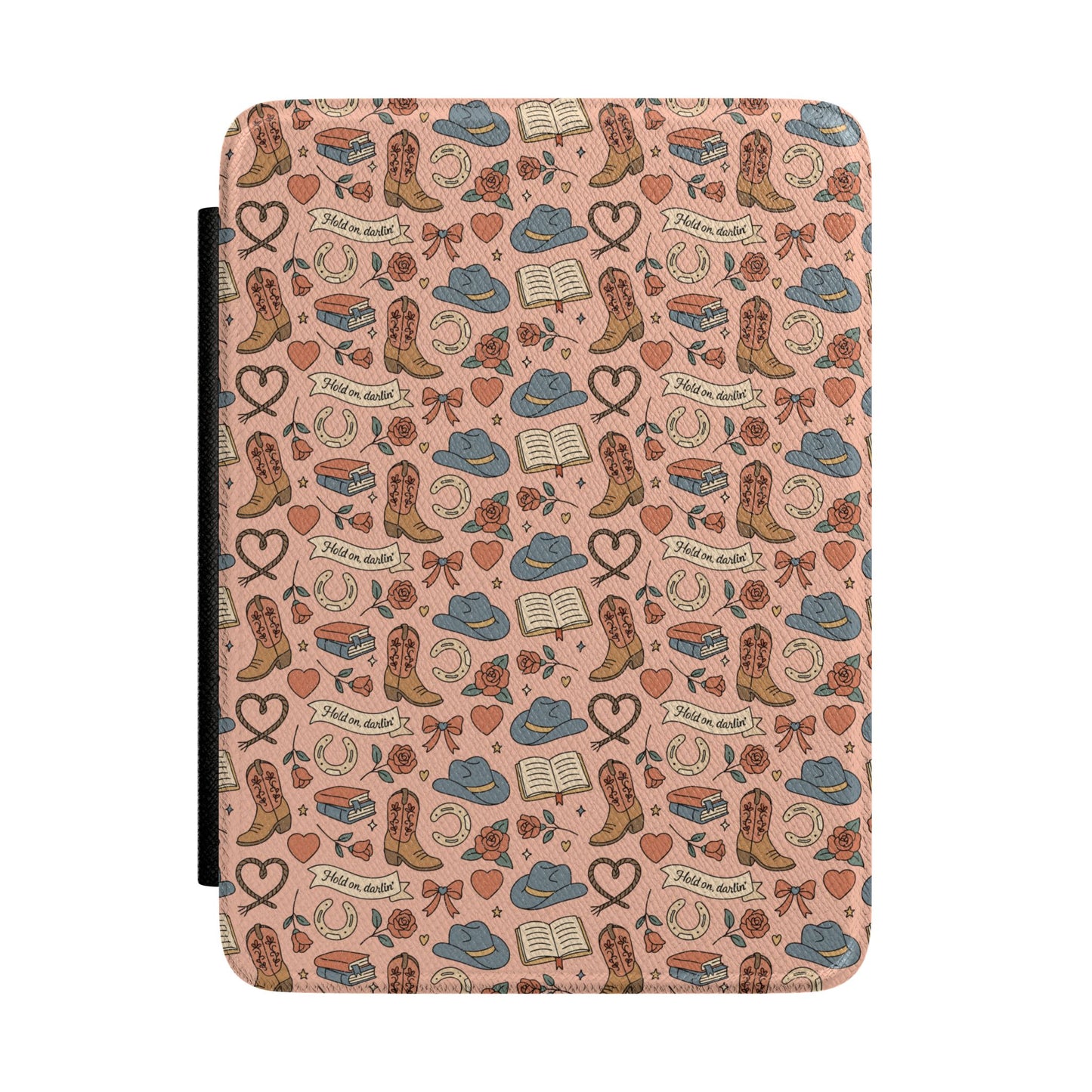 Cowboy Romance Magnetic Kindle Case With Hand Strap