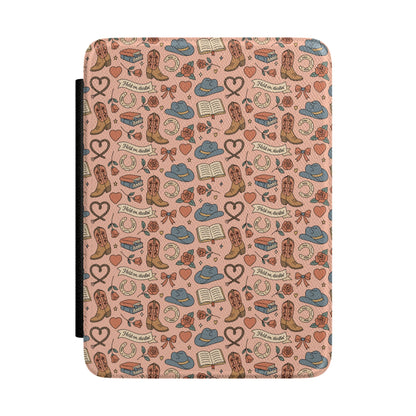 Cowboy Romance Magnetic Kindle Case With Hand Strap
