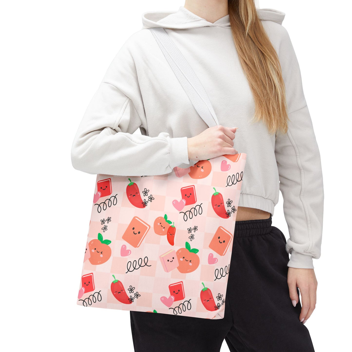 Peach & Pepper Tote Bag