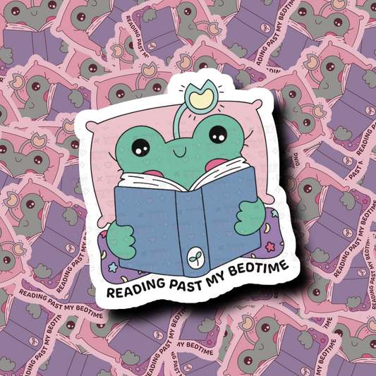 Reading Past My Bedtime - Sticker