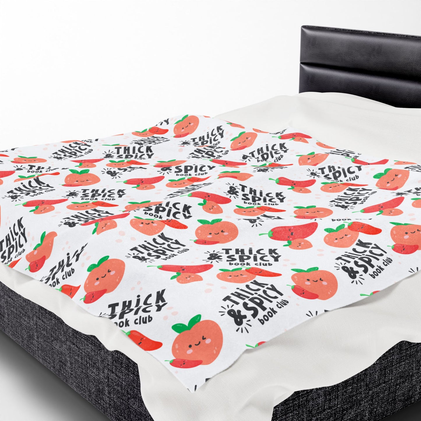 Thick & Spicy Logo Velveteen Plush Blanket