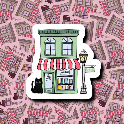 Cat Indie Bookstore - Sticker