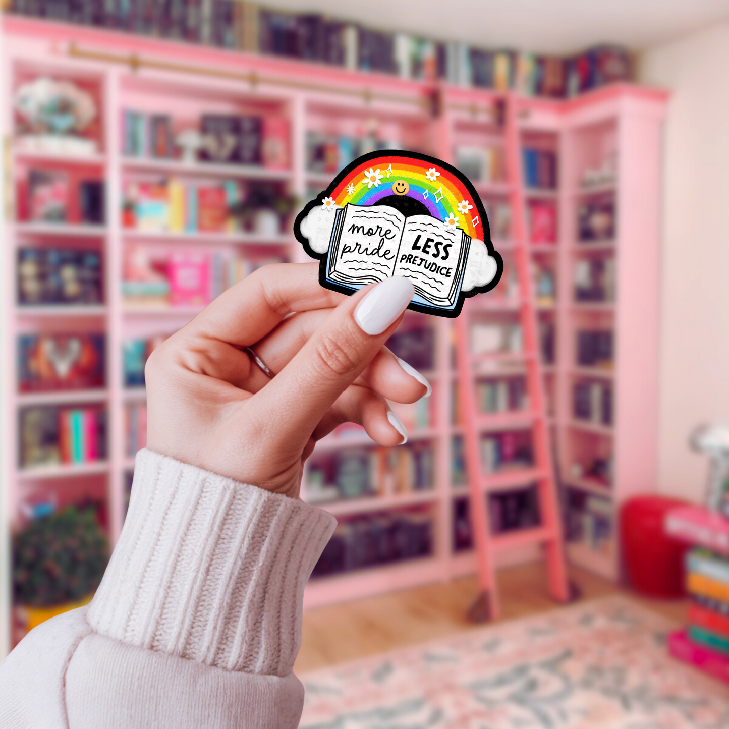 More Pride Less Prejudice - Sticker