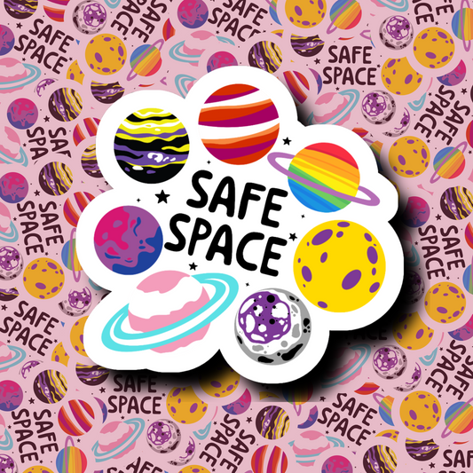 Safe Space LGBTQ+ Galaxy - Sticker