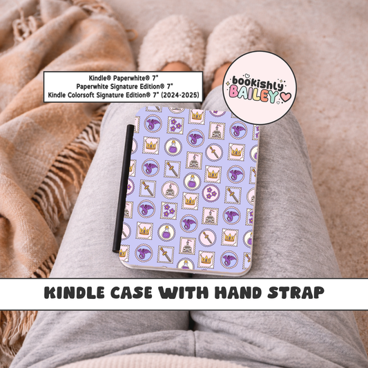 Fantasy Reader Magnetic Kindle Case With Hand Strap