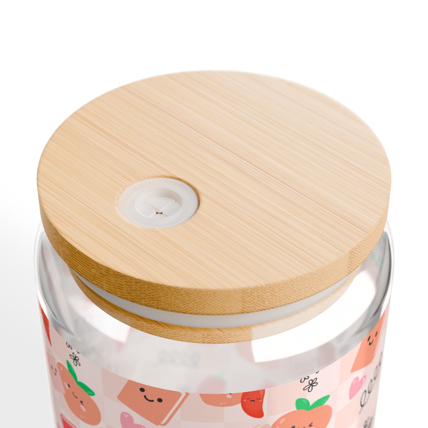 Peach & Pepper Sipper Glass, 16oz