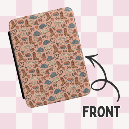 Cowboy Romance Magnetic Kindle Case With Hand Strap
