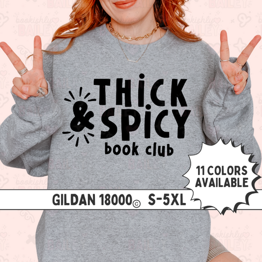 Thick & Spicy Logo Crewneck Sweatshirt