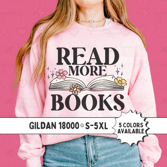 Read More Books Crewneck Sweatshirt