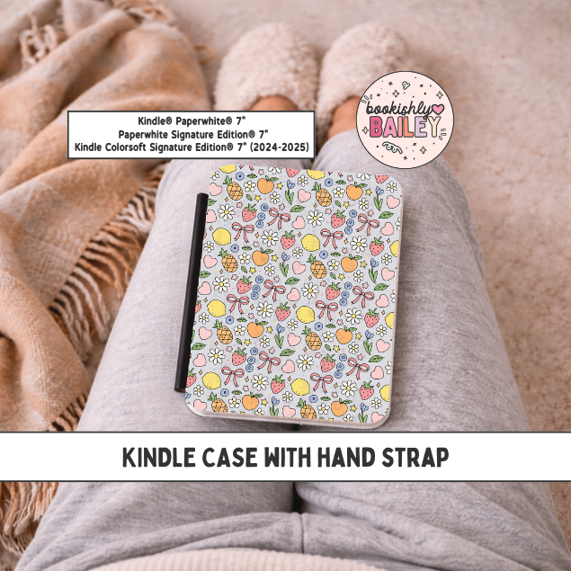 Tutti Fruity Magnetic Kindle Case With Hand Strap
