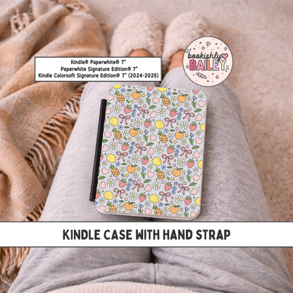 Tutti Fruity Magnetic Kindle Case With Hand Strap