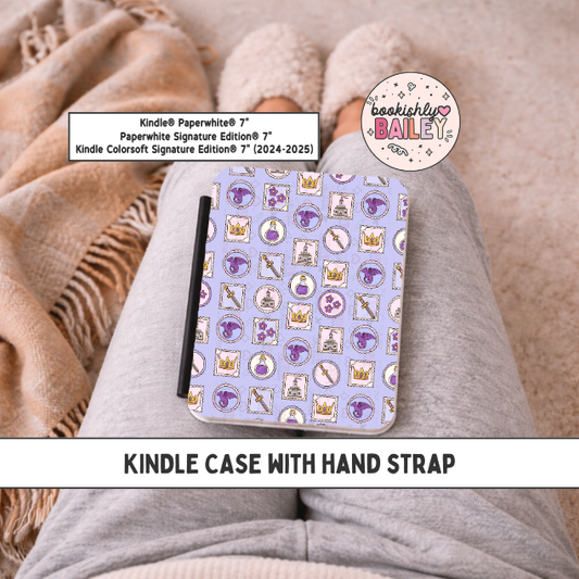 Fantasy Reader Magnetic Kindle Case With Hand Strap