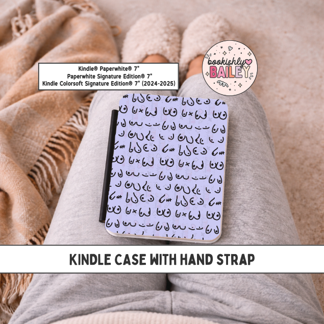 All Boobs Are Beautiful Magnetic Kindle Case With Hand Strap