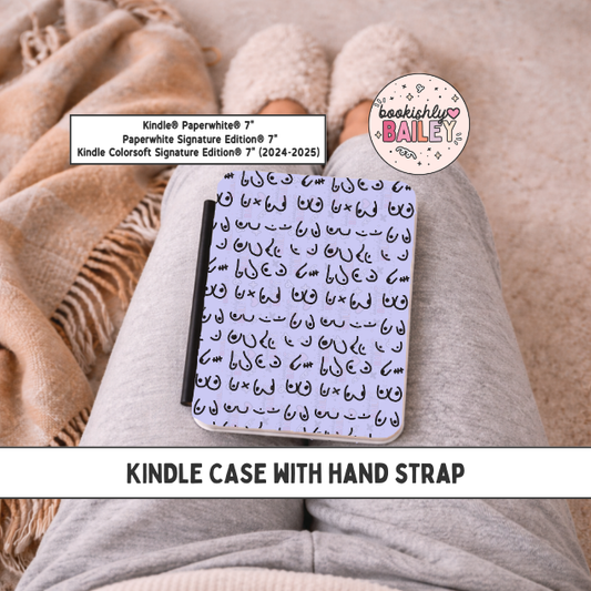 All Boobs Are Beautiful Magnetic Kindle Case With Hand Strap