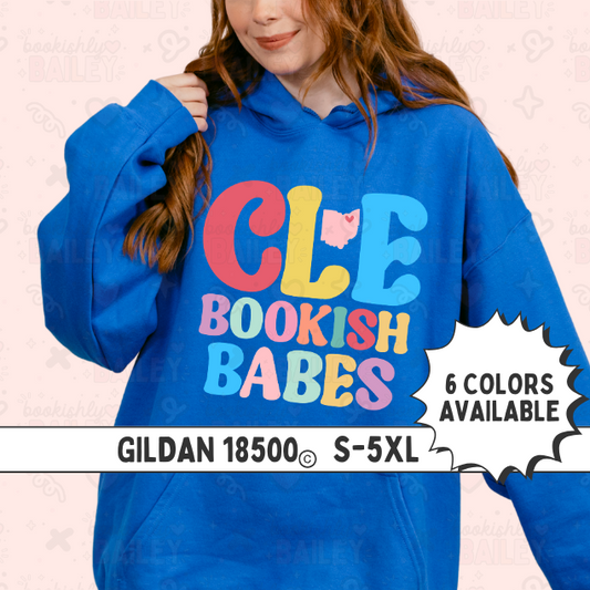 CLE Bookish Babes Colorful Logo Hoodie