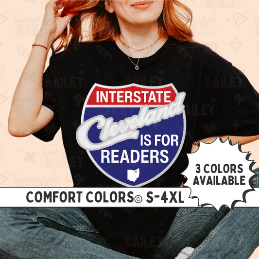 Cleveland Is For Readers Bookish Tee