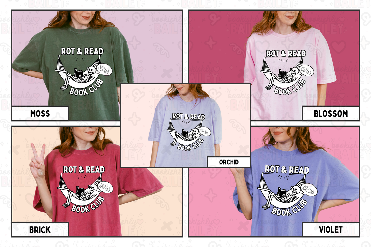Rot & Read Book Club - Tee