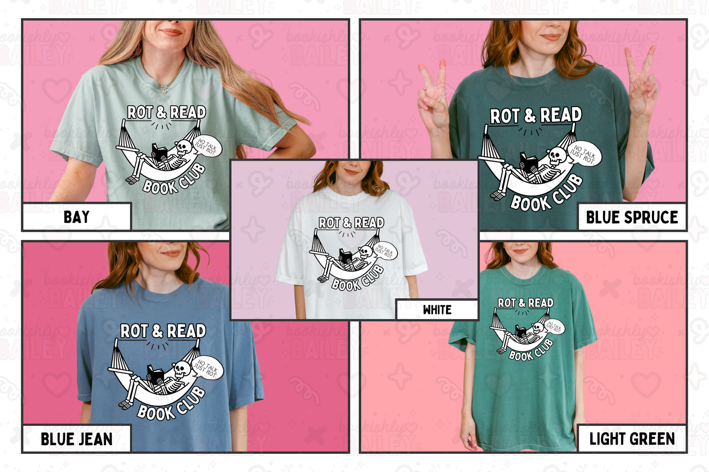 Rot & Read Book Club - Tee