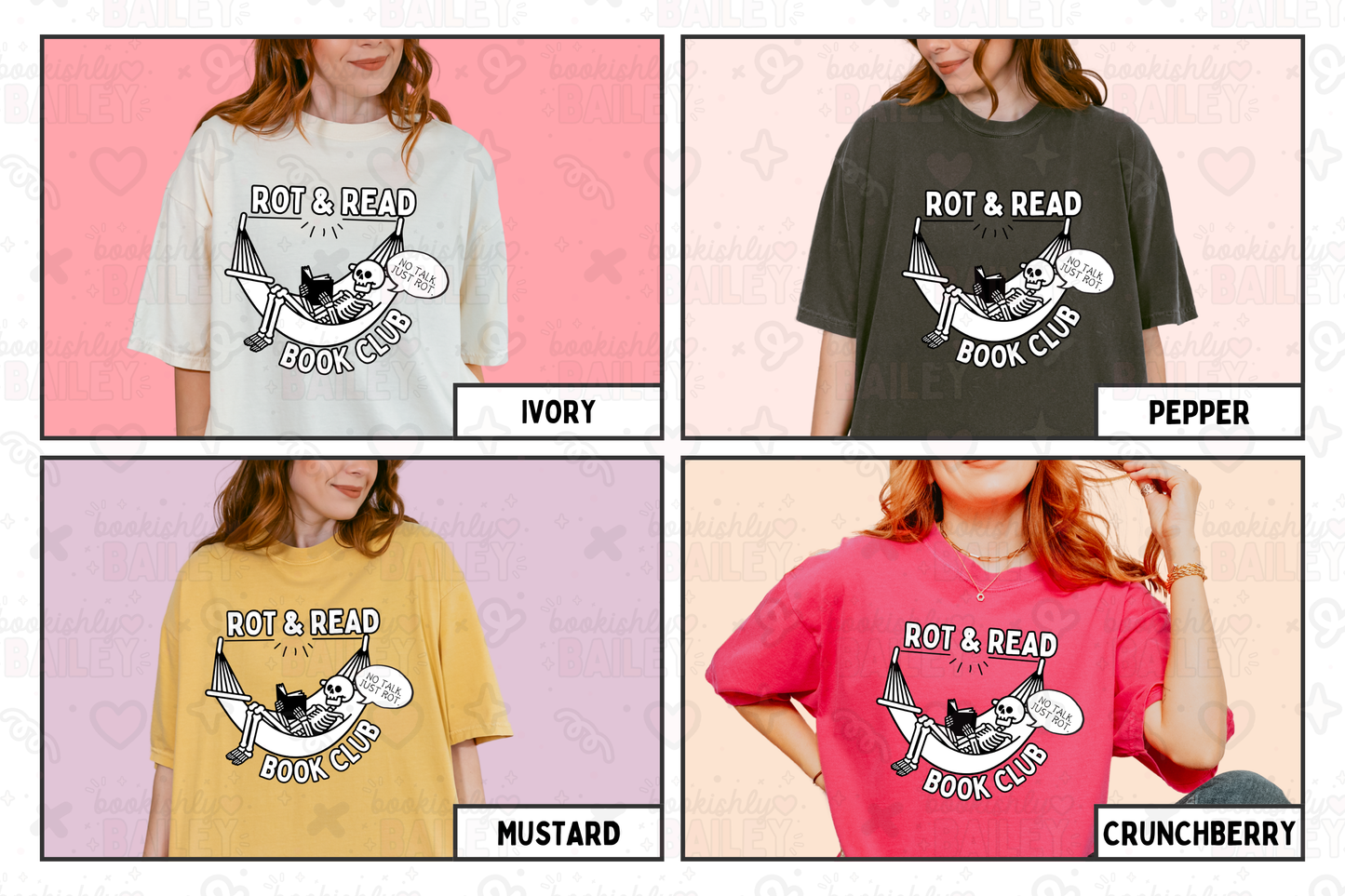 Rot & Read Book Club - Tee