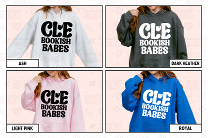 CLE Bookish Babes B&W Logo Hoodie