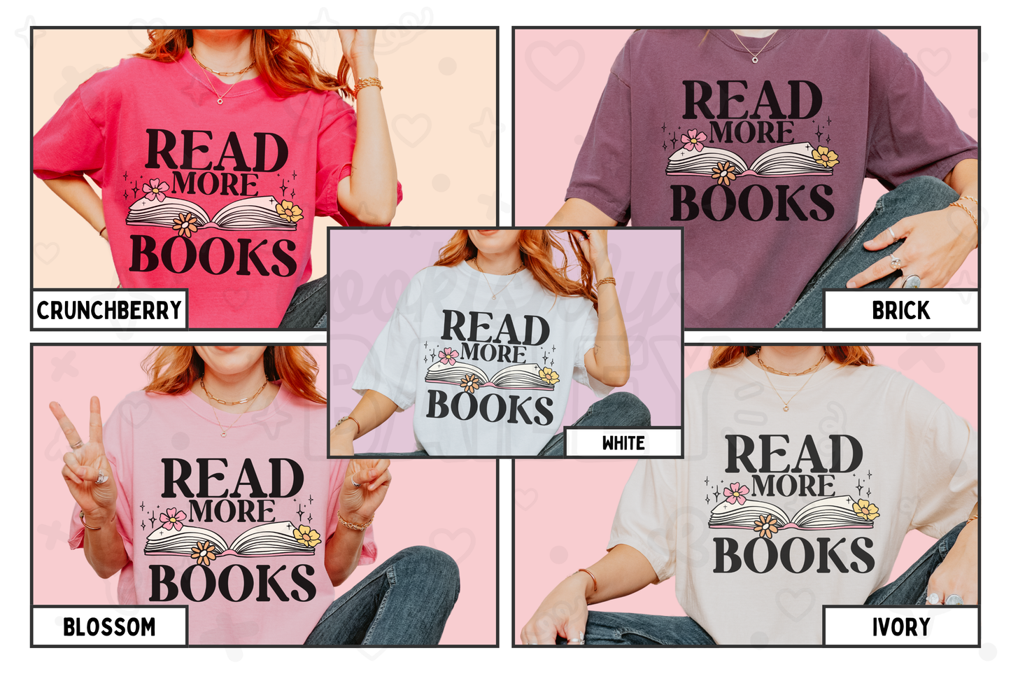 Read More Books Bookish Tee
